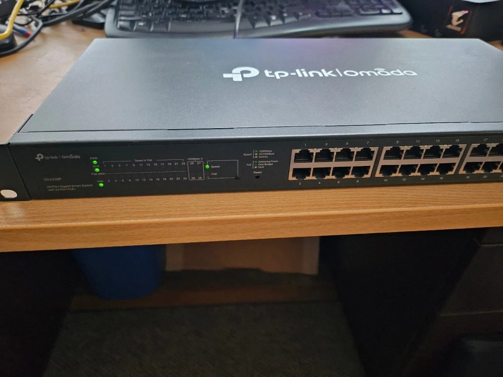 TP-Link TL-SG2428P V5.6 24-Port Gigabit PoE+ Omada Smart Switch