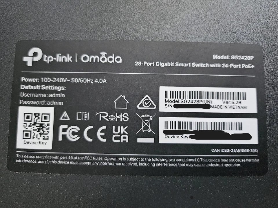 TP-Link TL-SG2428P V5.6 24-Port Gigabit PoE+ Omada Smart Switch thumbnail